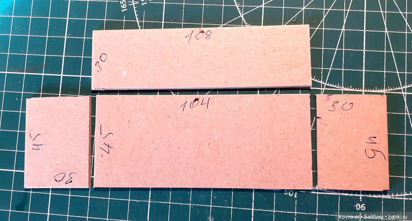 Копилка. Мастер-класс. Делаем комод из переплетного картона