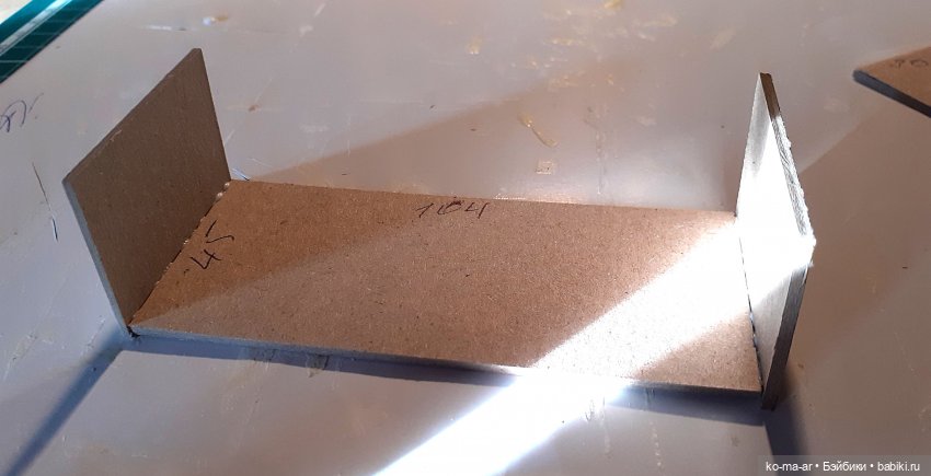 Копилка. Мастер-класс. Делаем комод из переплетного картона