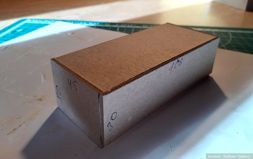 Копилка. Мастер-класс. Делаем комод из переплетного картона