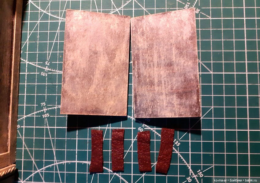 Копилка. Мастер-класс. Делаем комод из переплетного картона