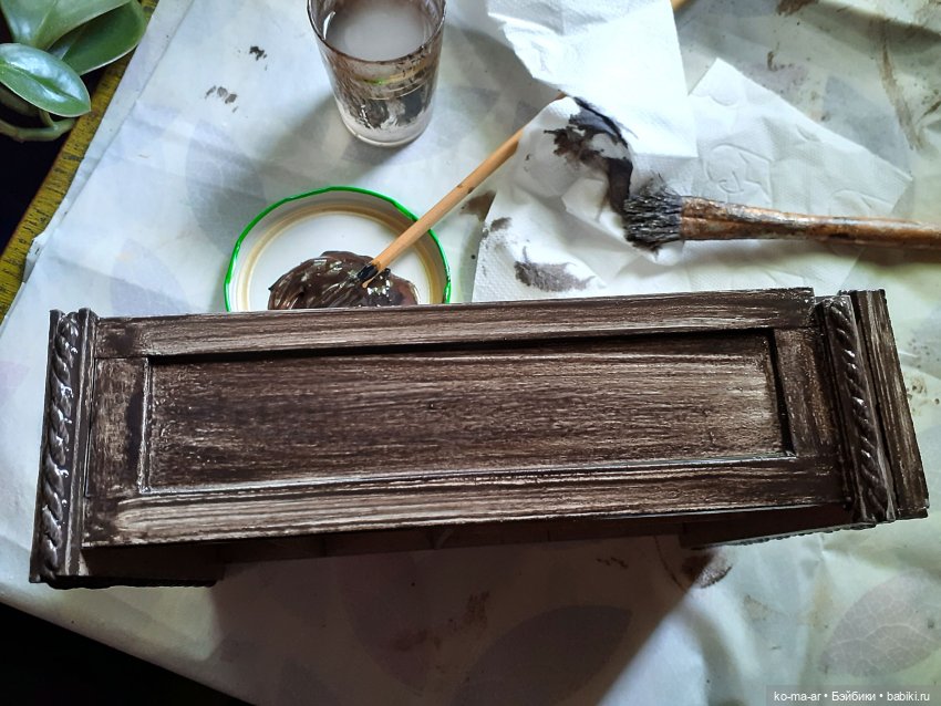 Копилка. Мастер-класс. Делаем комод из переплетного картона