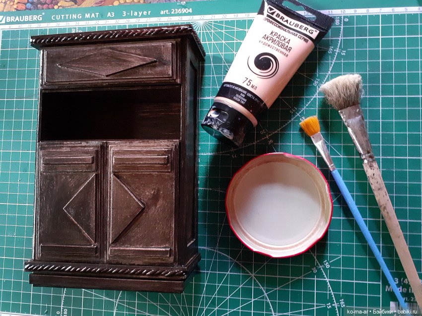 Копилка. Мастер-класс. Делаем комод из переплетного картона