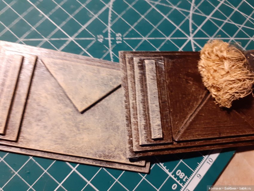 Копилка. Мастер-класс. Делаем комод из переплетного картона