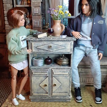 Копилка. Мастер-класс. Делаем комод из переплетного картона