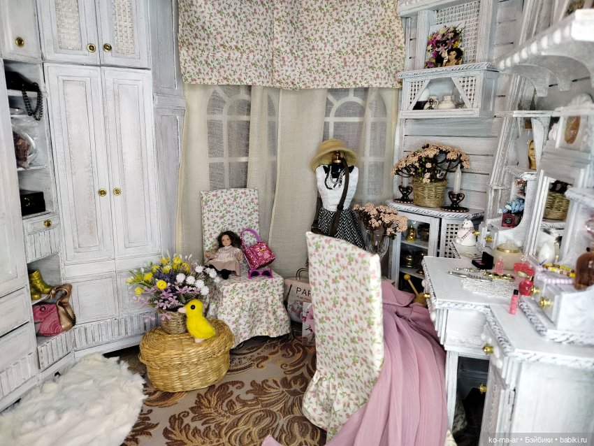Дамский будуар — Румбоксы и кукольные интерьеры: фото