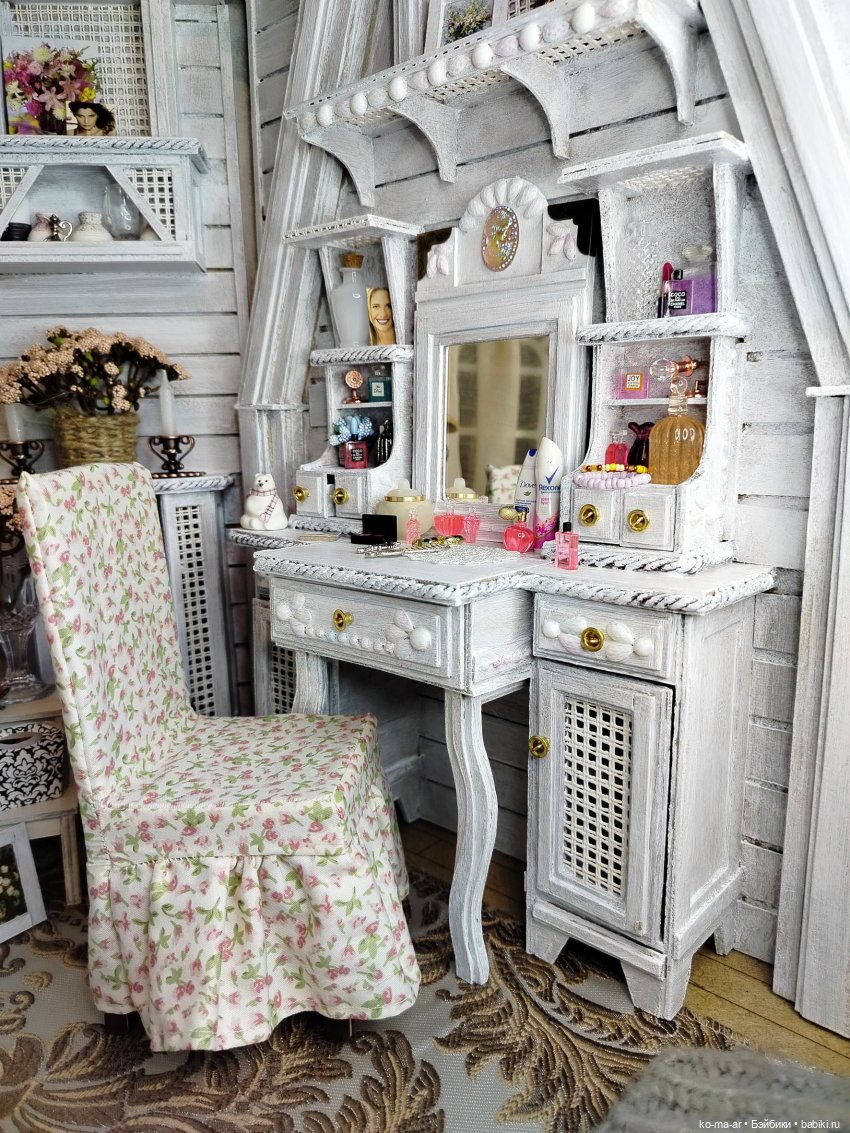 Дамский будуар — Румбоксы и кукольные интерьеры: фото