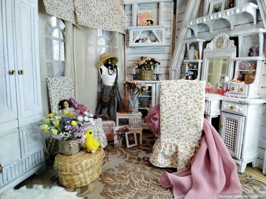 Дамский будуар — Румбоксы и кукольные интерьеры: фото