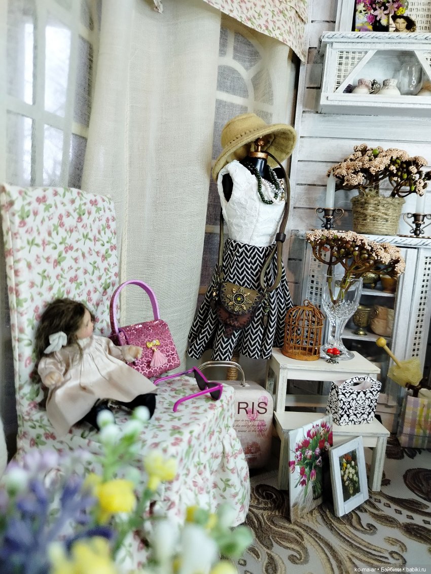 Дамский будуар — Румбоксы и кукольные интерьеры: фото