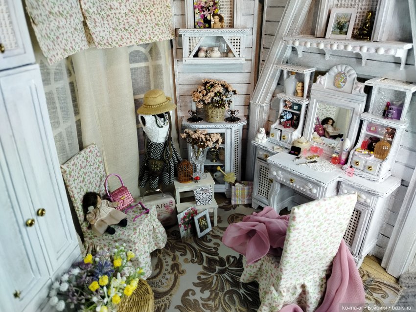 Дамский будуар — Румбоксы и кукольные интерьеры: фото