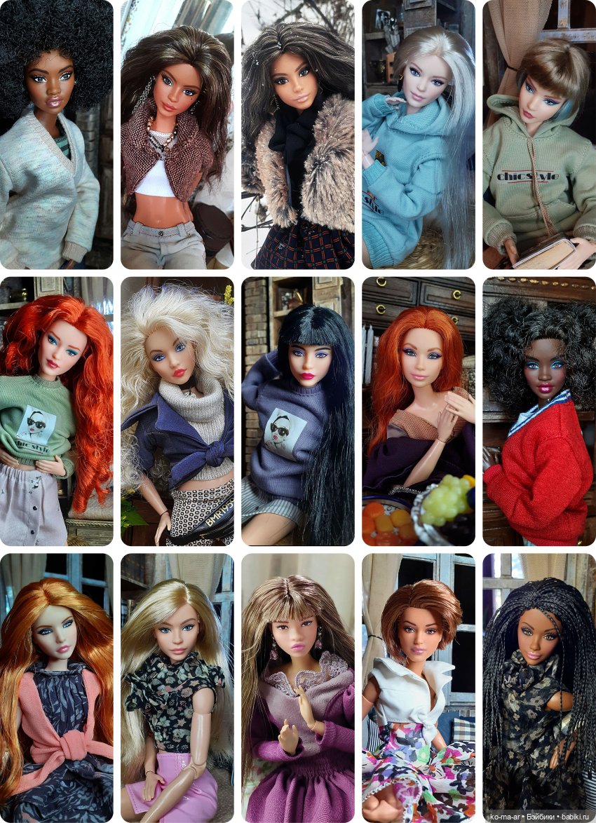 Каталог моих кукол формата 1/6 [2025]