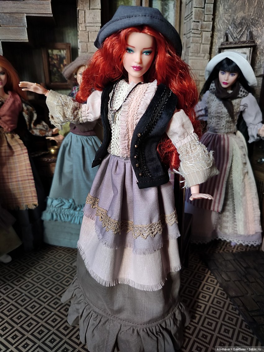 Барышни-крестьянки — Одежда и обувь для кукол своими руками: фото