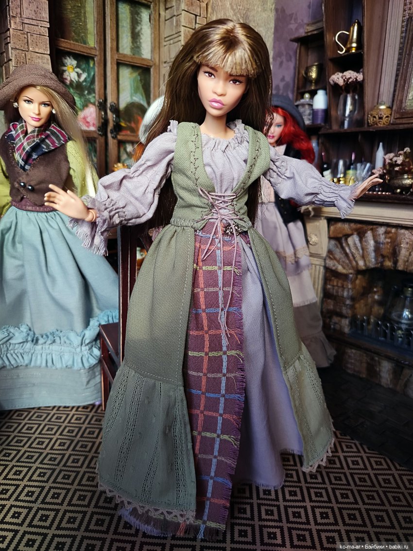Барышни-крестьянки — Одежда и обувь для кукол своими руками: фото