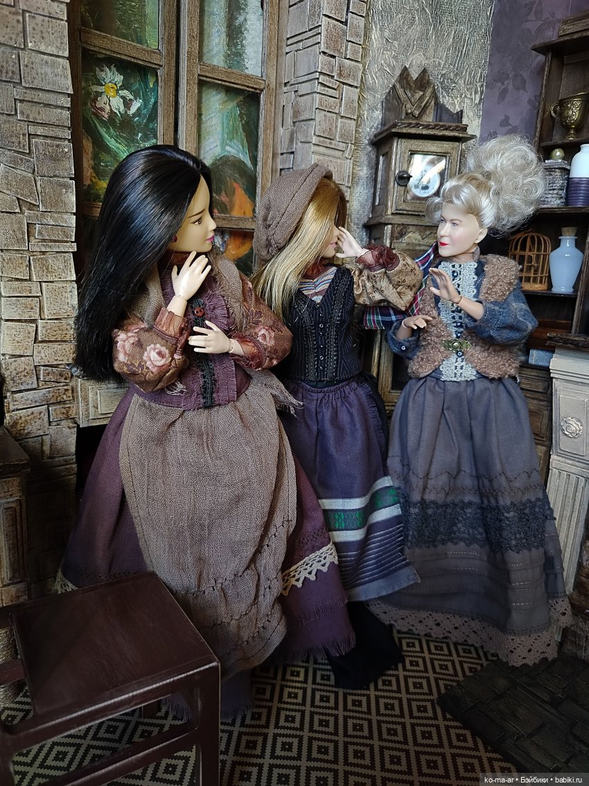 Барышни-крестьянки — Одежда и обувь для кукол своими руками: фото