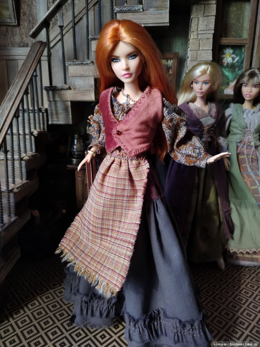 Барышни-крестьянки — Одежда и обувь для кукол своими руками: фото