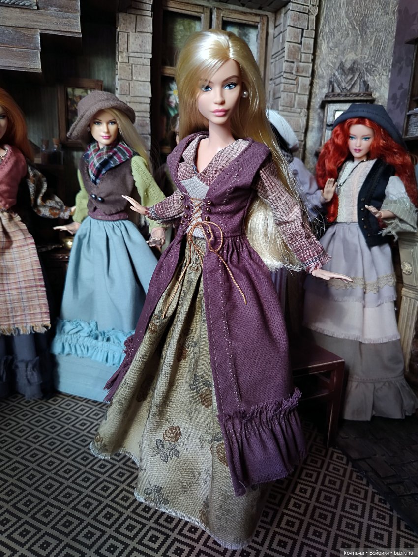 Барышни-крестьянки — Одежда и обувь для кукол своими руками: фото