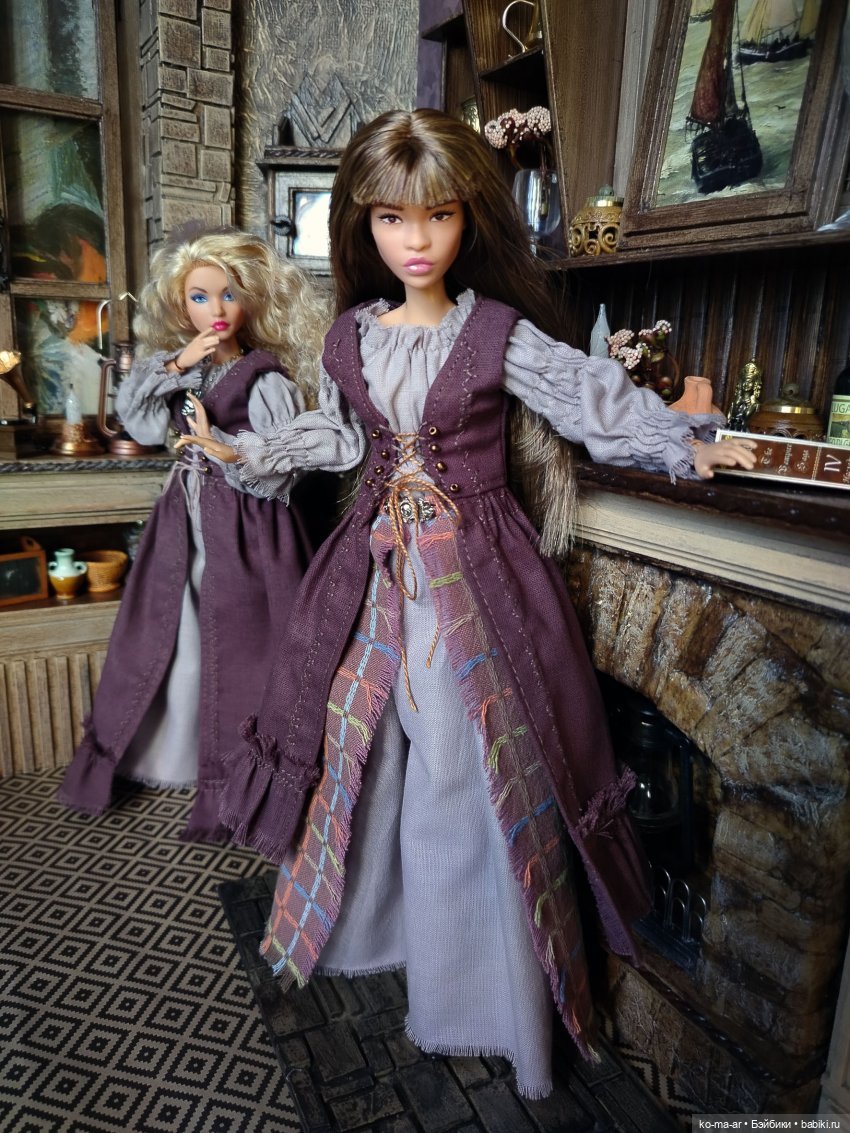Барышни-крестьянки — Одежда и обувь для кукол своими руками: фото