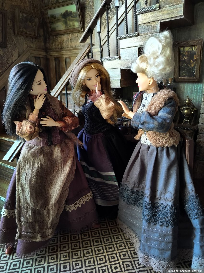 Барышни-крестьянки — Одежда и обувь для кукол своими руками: фото