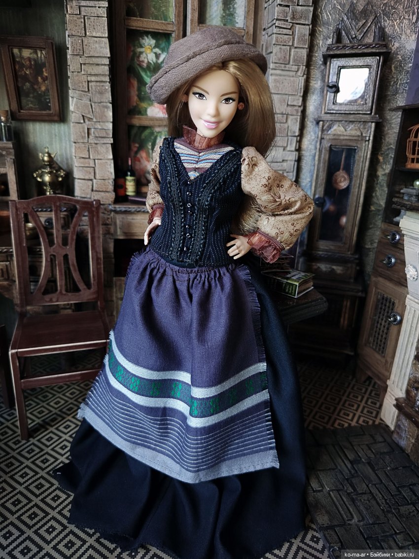 Барышни-крестьянки — Одежда и обувь для кукол своими руками: фото
