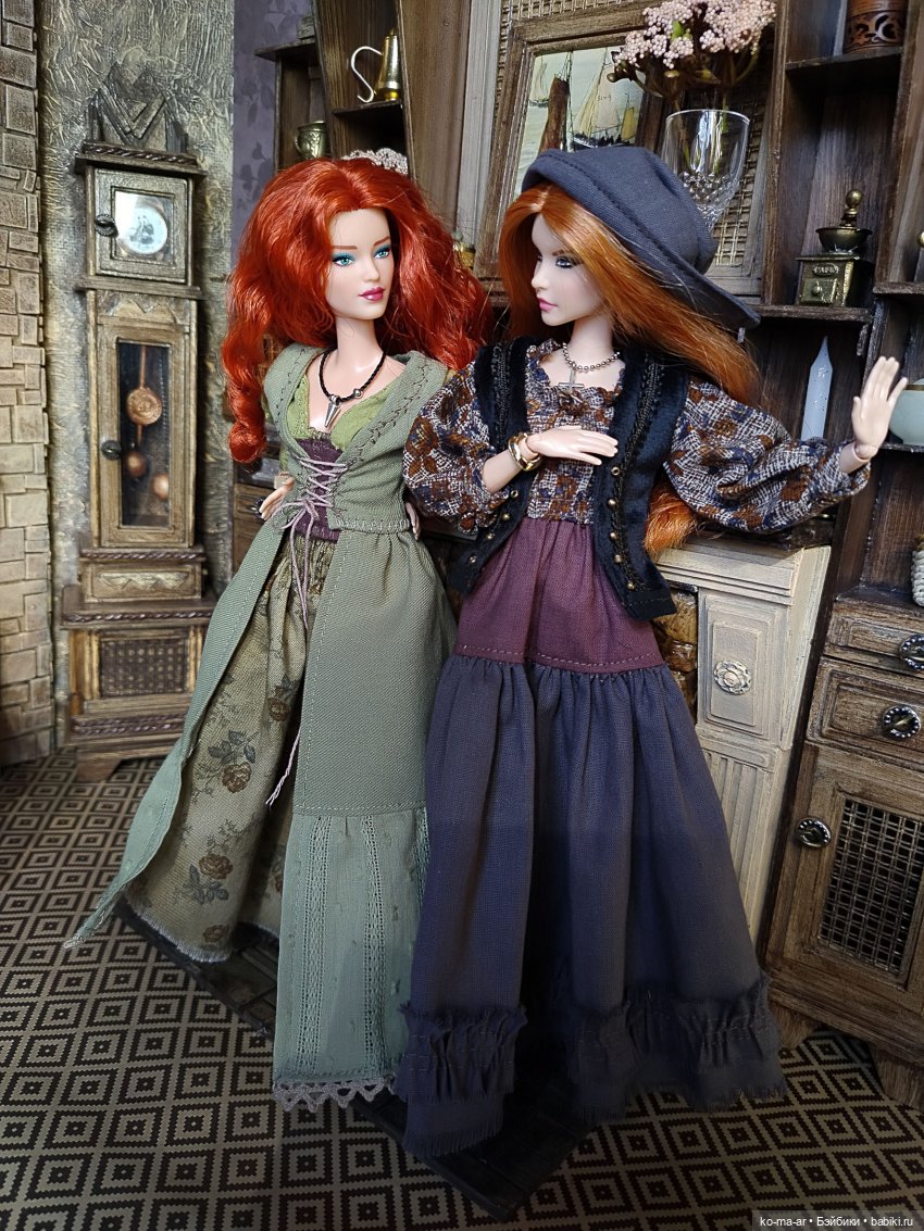 Барышни-крестьянки — Одежда и обувь для кукол своими руками: фото