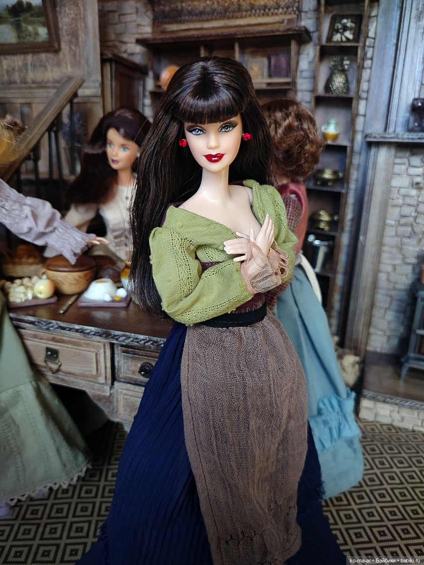 Barbie as Samantha from Bewitched 2001 и остальные мои Барби с молдом Маки