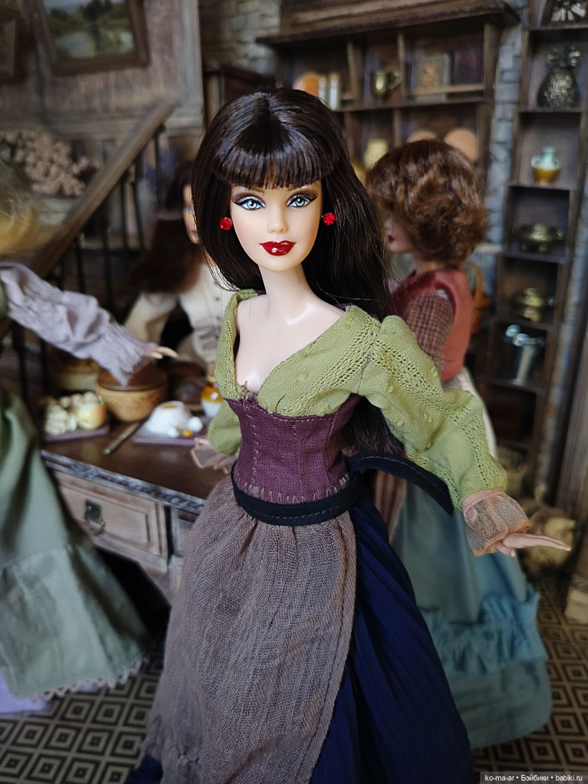 Barbie as Samantha from Bewitched 2001 и остальные мои Барби с молдом Маки