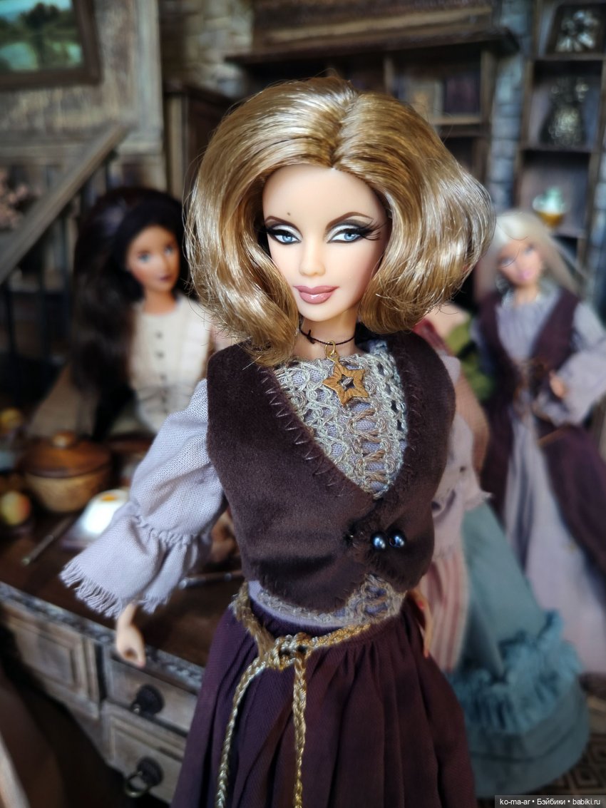 Barbie as Samantha from Bewitched 2001 и остальные мои Барби с молдом Маки