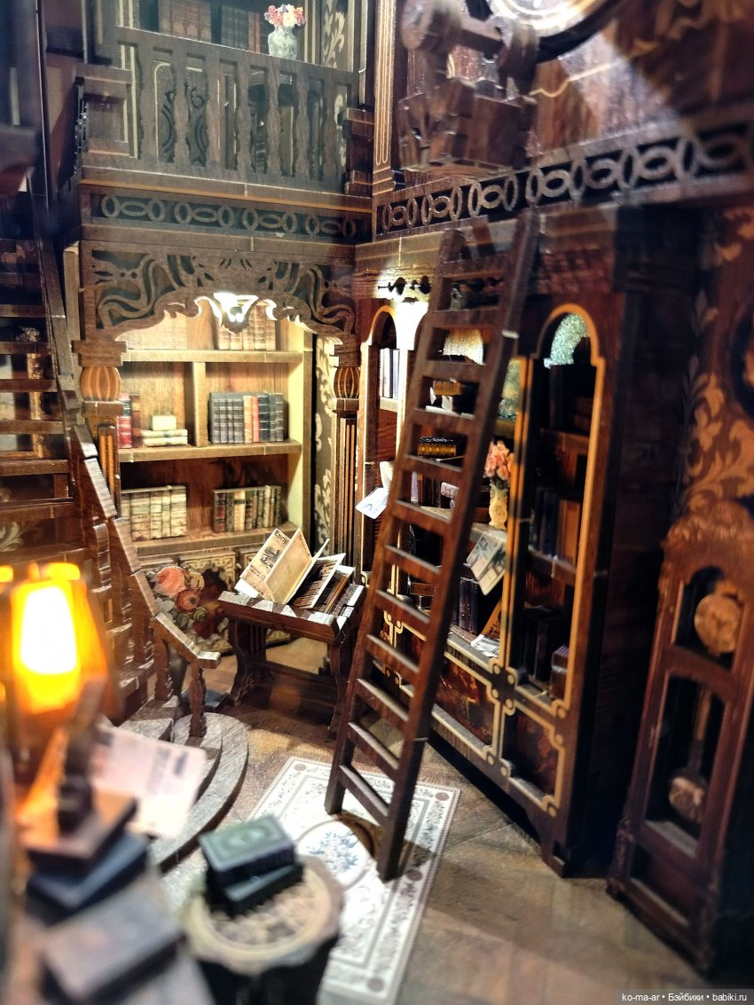 Румбокс-светильник Старинная библиотека
