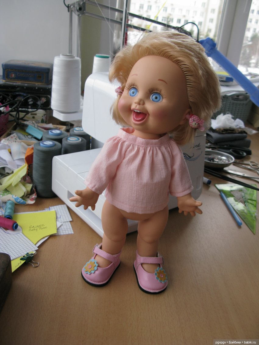 Шьем штаны для Galoob Baby Face (фото 6)