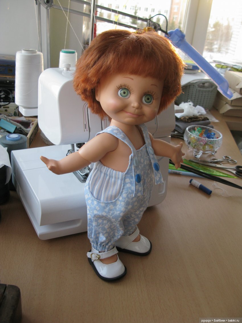 Шьем штаны для Galoob Baby Face (фото 5)