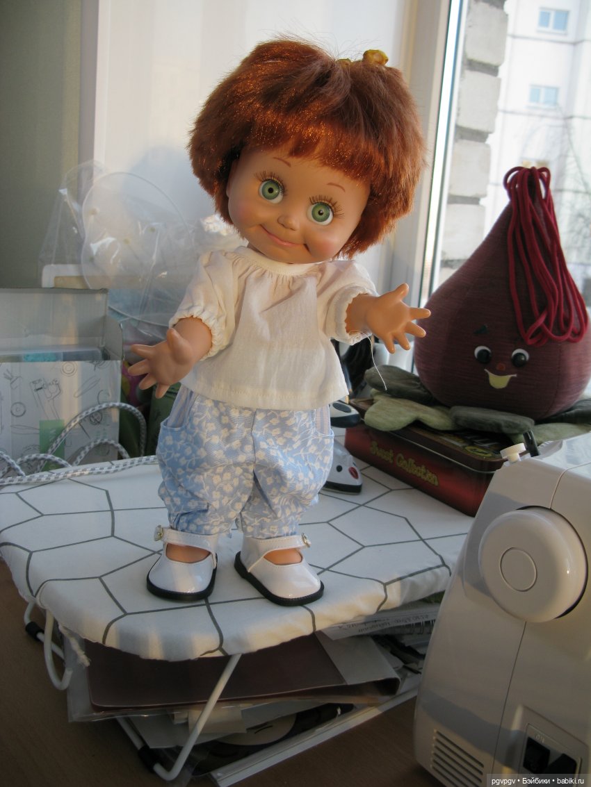 Шьем штаны для Galoob Baby Face (фото 8)