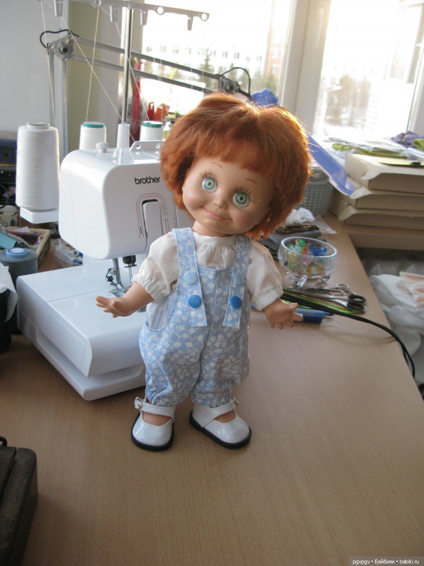 Шьем штаны для Galoob Baby Face (фото 9)