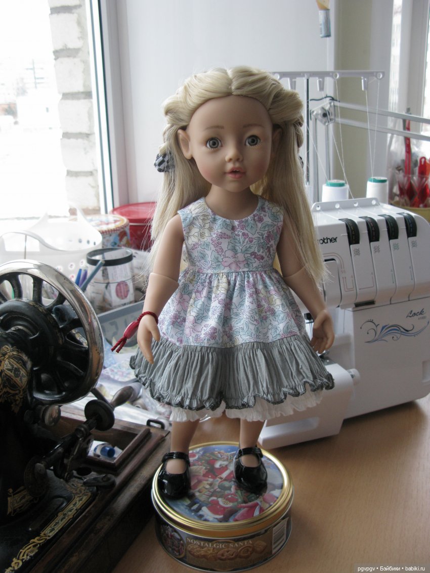 Платье для Зои — Одежда и обувь для кукол своими руками: фото (фото 3)