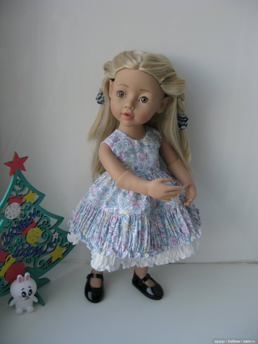 Платье для Зои — Одежда и обувь для кукол своими руками: фото (фото 7)