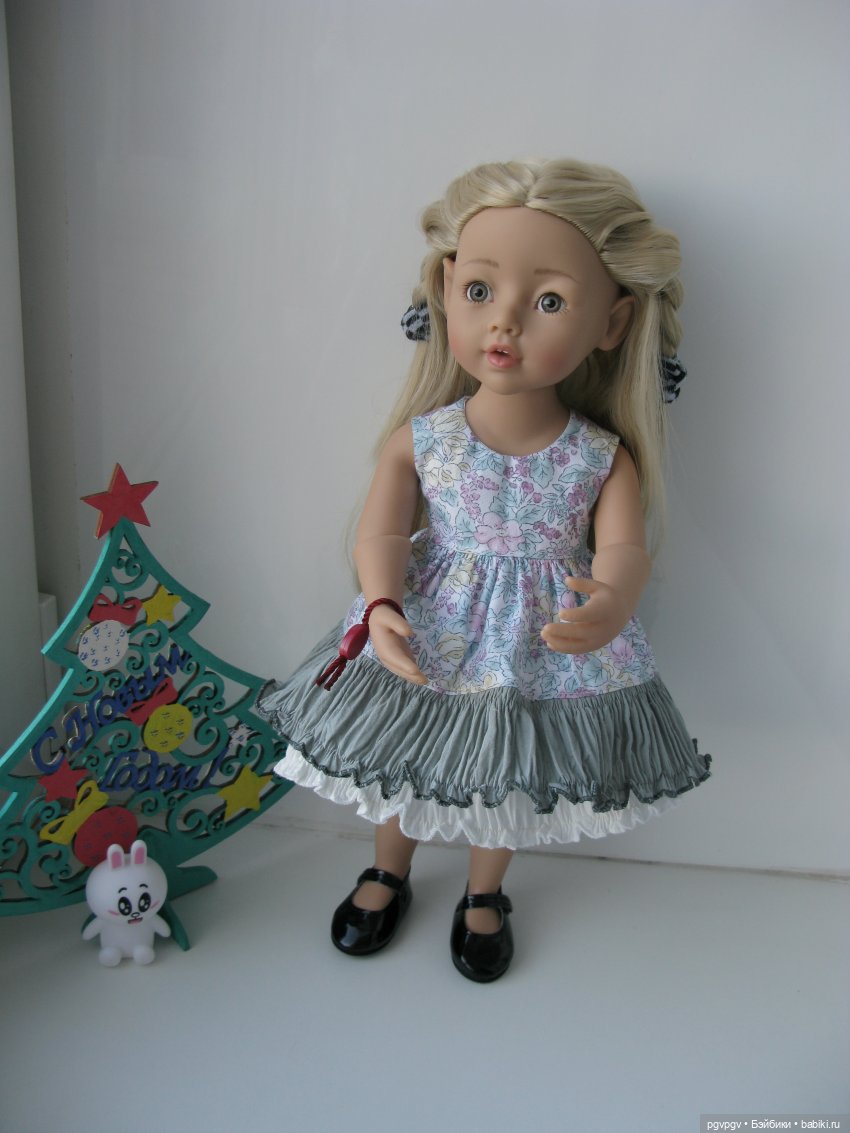 Платье для Зои — Одежда и обувь для кукол своими руками: фото (фото 5)