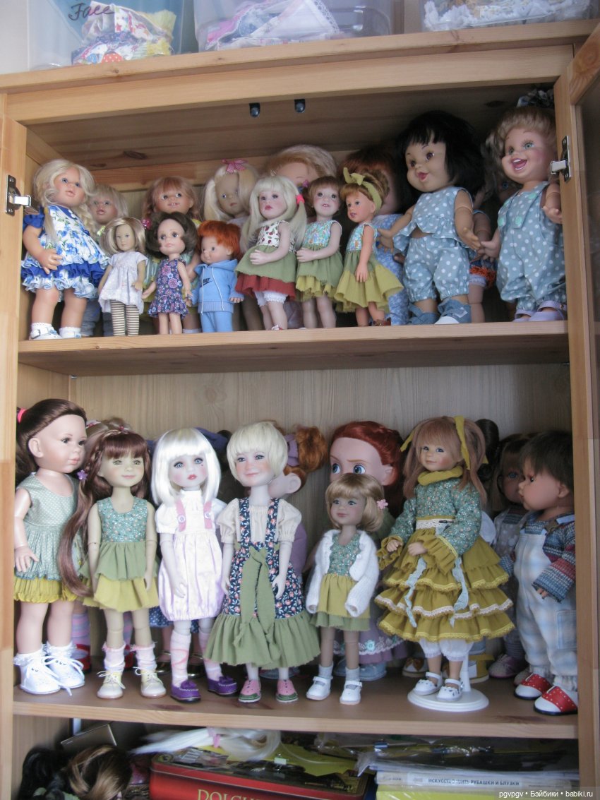 Мы гоняем пыль в шкафу — Домашние коллекции кукол: фото собраний