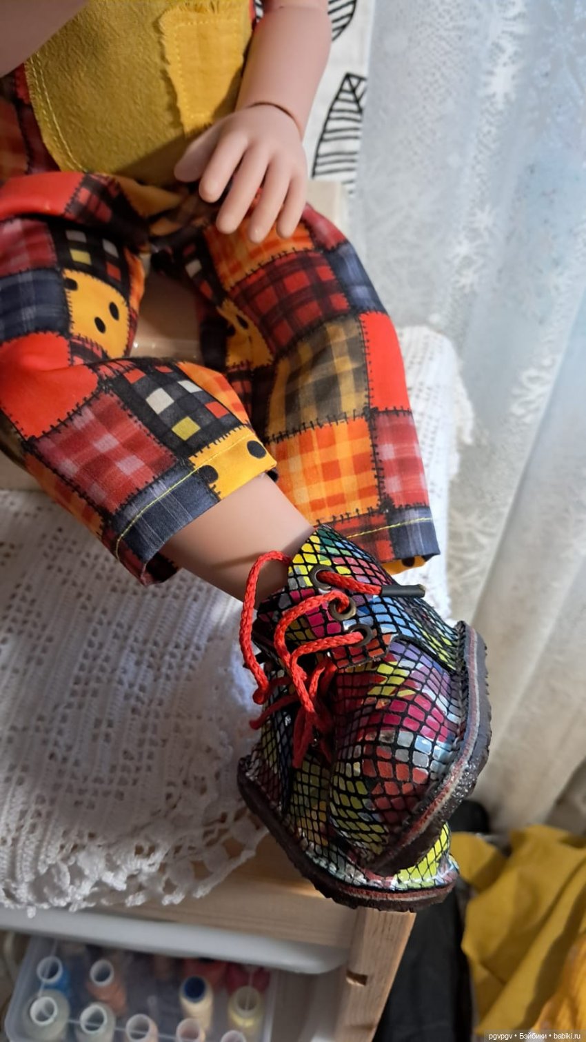 Пэчворк для конкурса — Одежда и обувь для кукол своими руками: фото (фото 6)