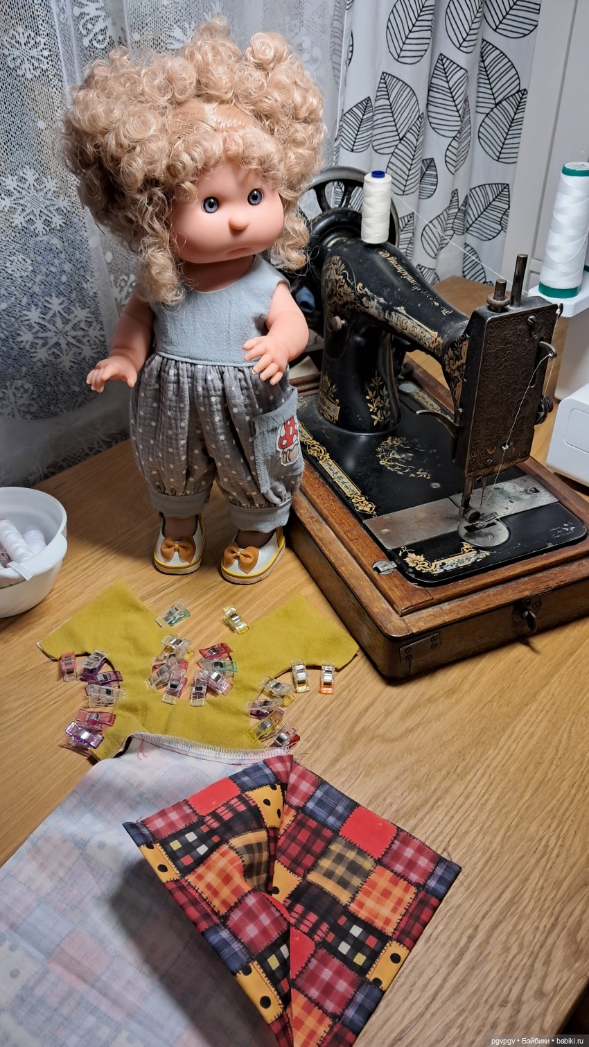 Пэчворк для конкурса — Одежда и обувь для кукол своими руками: фото (фото 8)