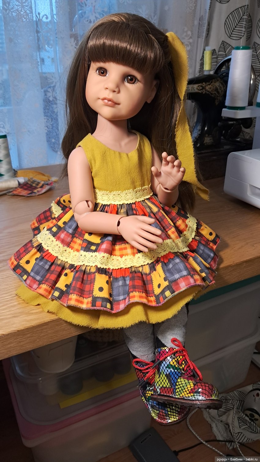 Пэчворк для конкурса — Одежда и обувь для кукол своими руками: фото