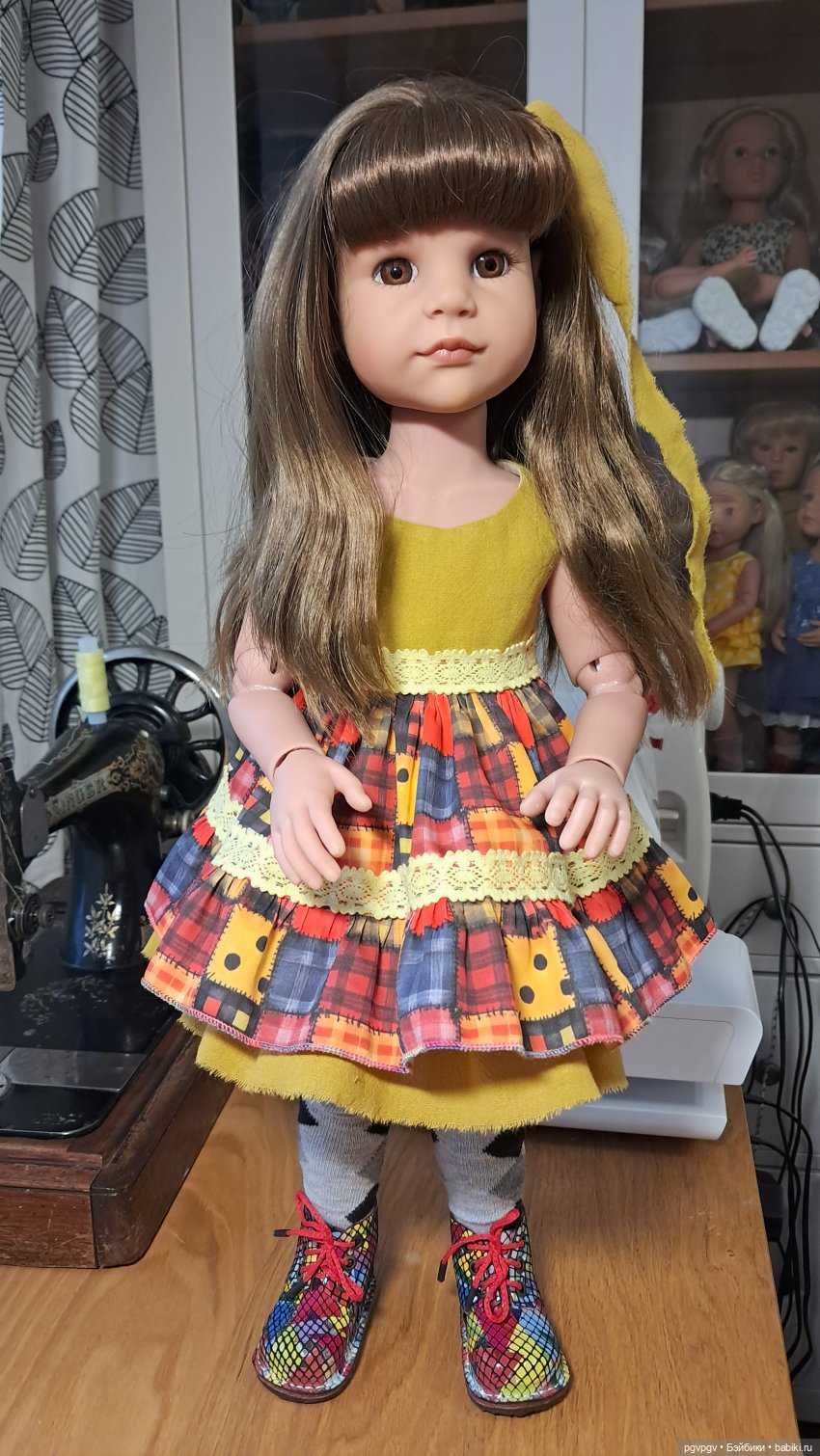 Пэчворк для конкурса — Одежда и обувь для кукол своими руками: фото