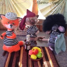 Трус, Балбес и Бывалый. Моя вязаная интерпретация