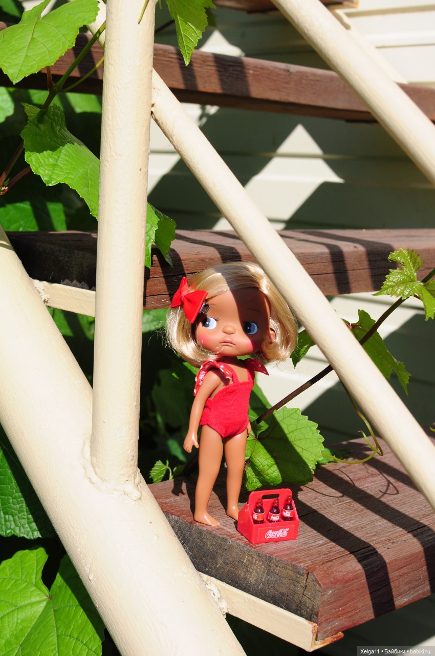 Pipita на даче!🌿💦🍉 — Куклы Holala (Холала) от Jenny Fairytown: Pipita (фото 4)