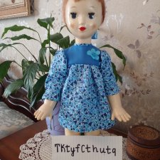 Кукла СССР паричковая редкая 60-е года Нахабинская фабрика игрушек рост 55 см.