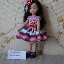 Платье для кукол Paola Reina и им подобных. Платье для кукол Paola Reina и им подобных.