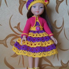 Наряд "Яркая фуксия" для кукол Paola Reina и им подобных