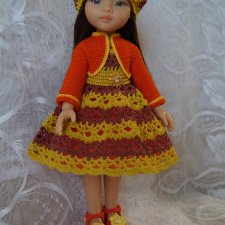 Наряд "Золотая осень" для кукол Paola Reina и им подобных