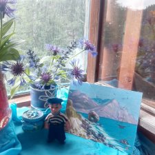 Цвет настроения синий, васильковый, голубой