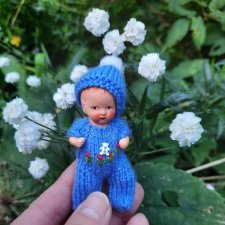 Хэртвижонок сегодня в  сине-белой гамме