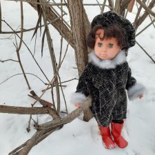 Выгуляли новое пальто🥰🤗❄️🐾❄️