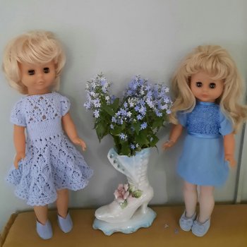 Бьянка и Дианка,выход N°1 -голубой💙🦋