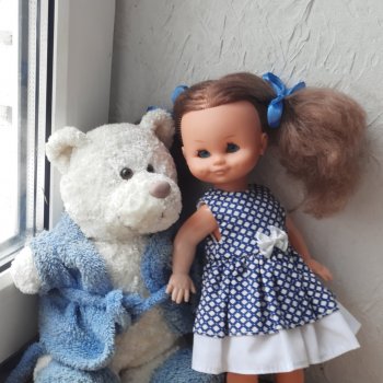 Просто поиграла с новенькой🧸🤍